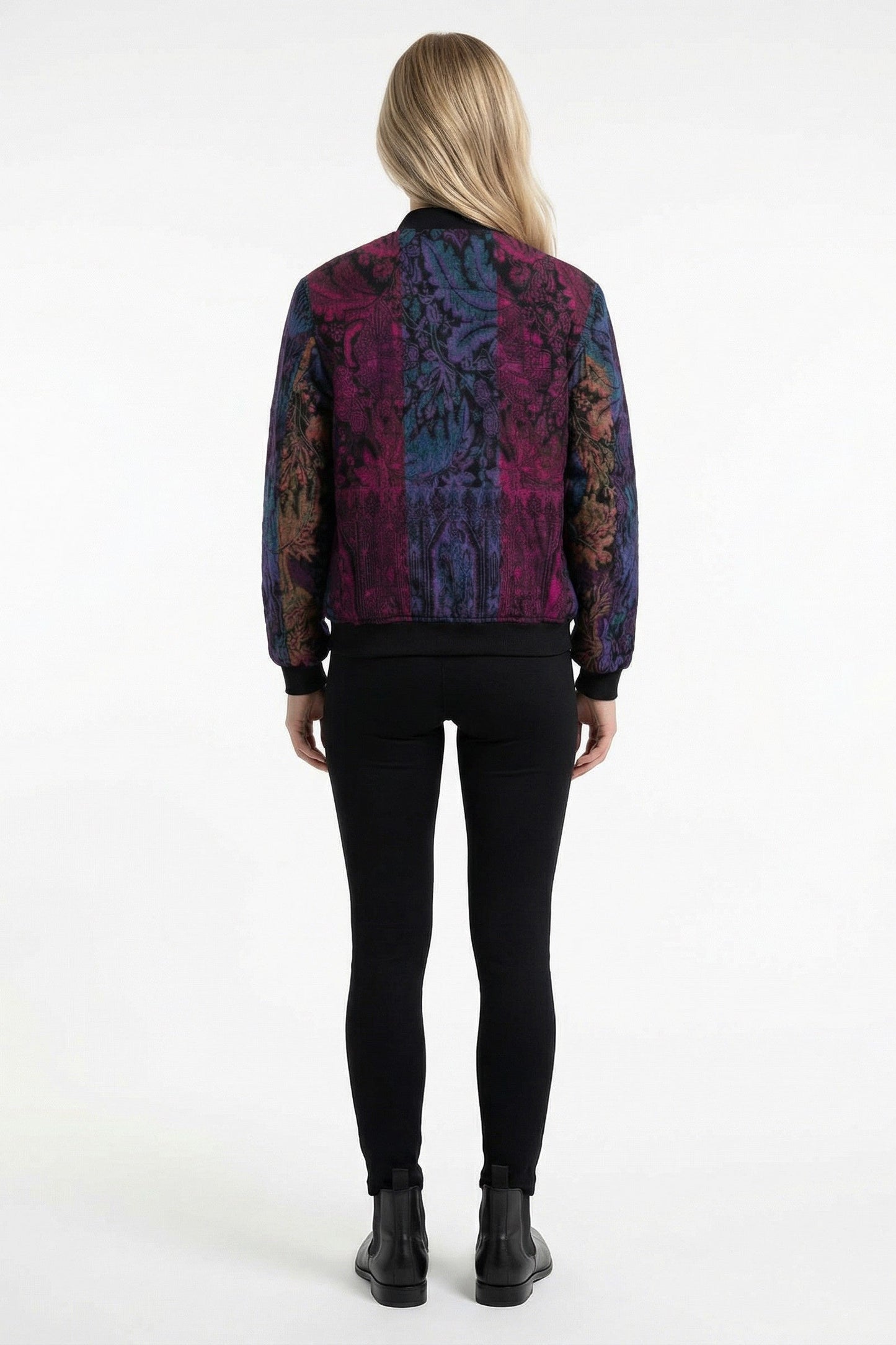 Indra Bomber Jacket Fuchsia