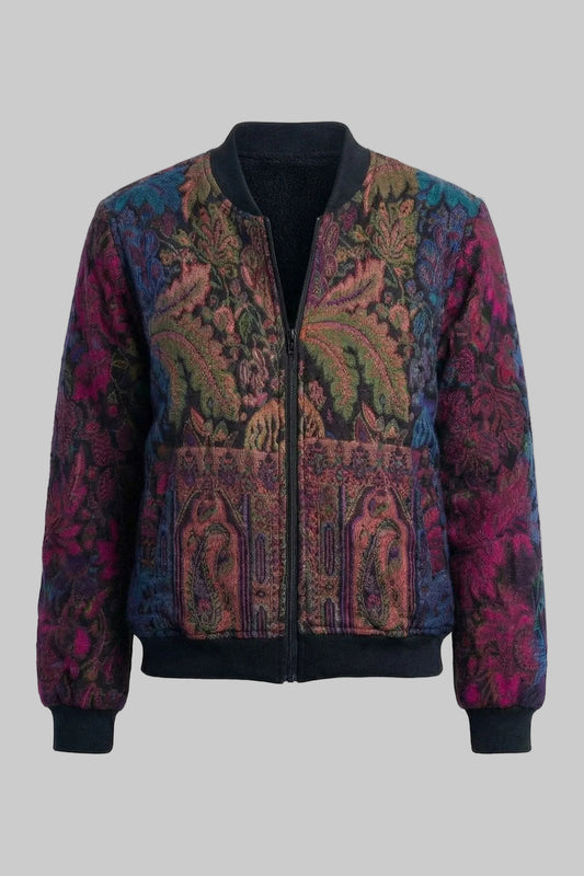 Indra Bomber Jacket Fuchsia