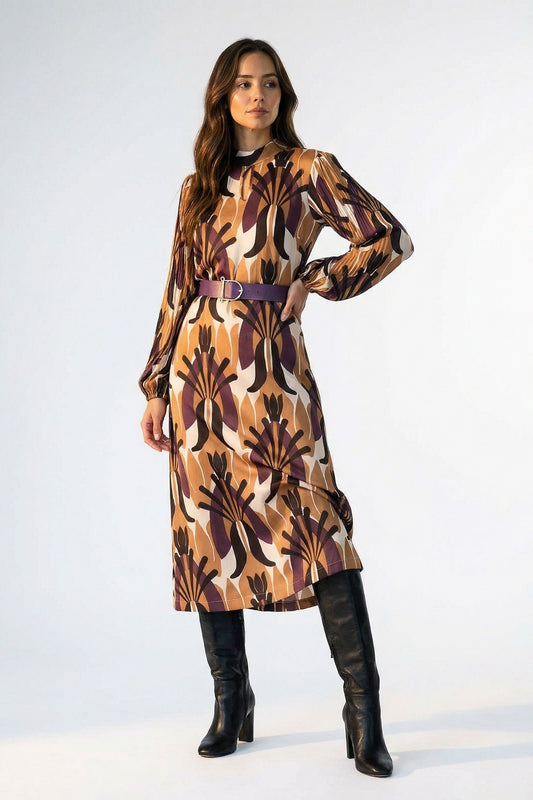 Nocturnal Palms Dress