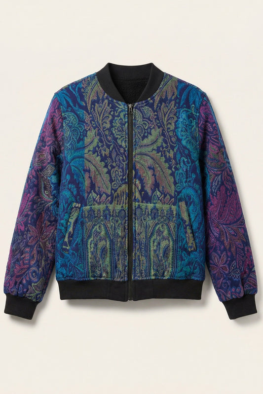 Indra Bomber Jacket Turquoise