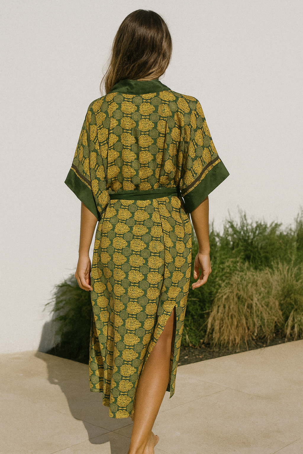Golden Lotus Kimono