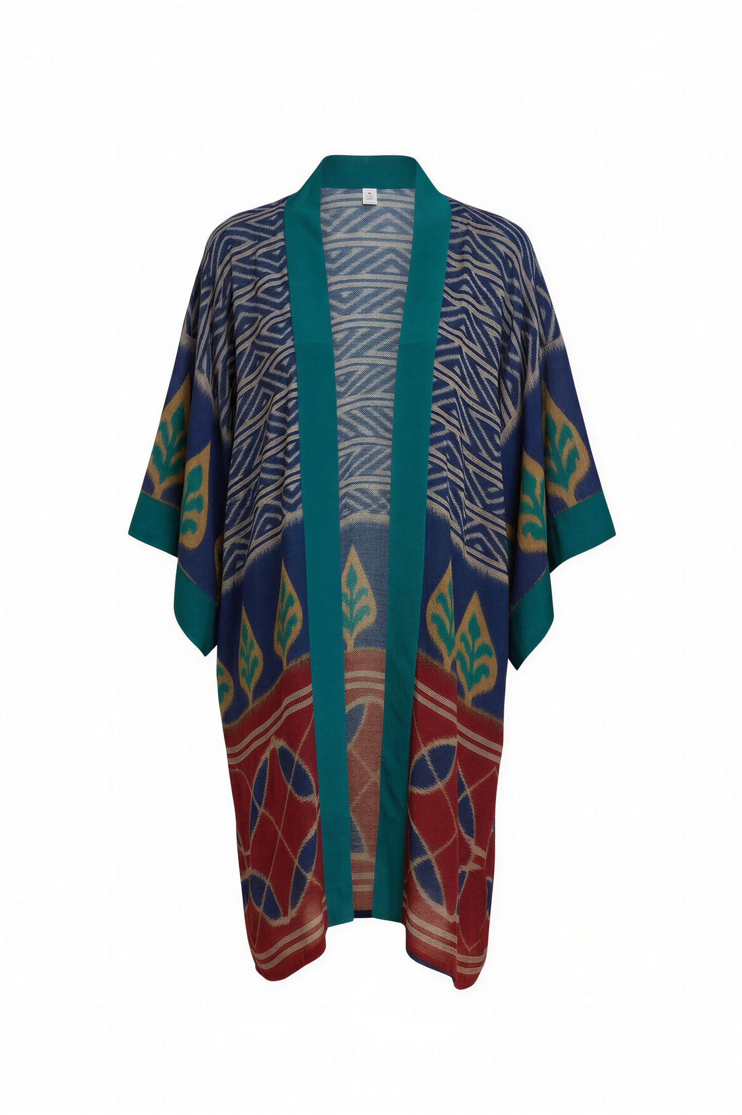 Indigo Oasis mid Kimono