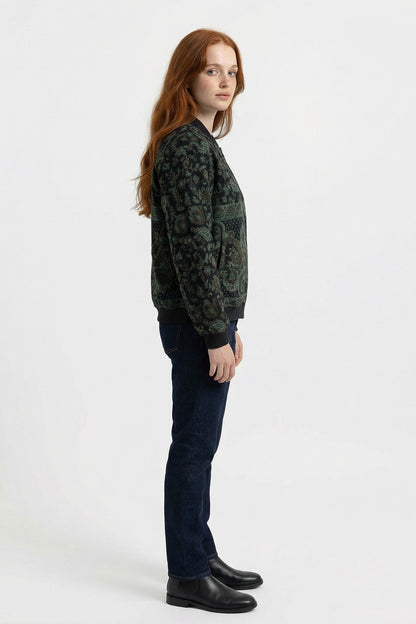 Black Kamal Bomber Jacket