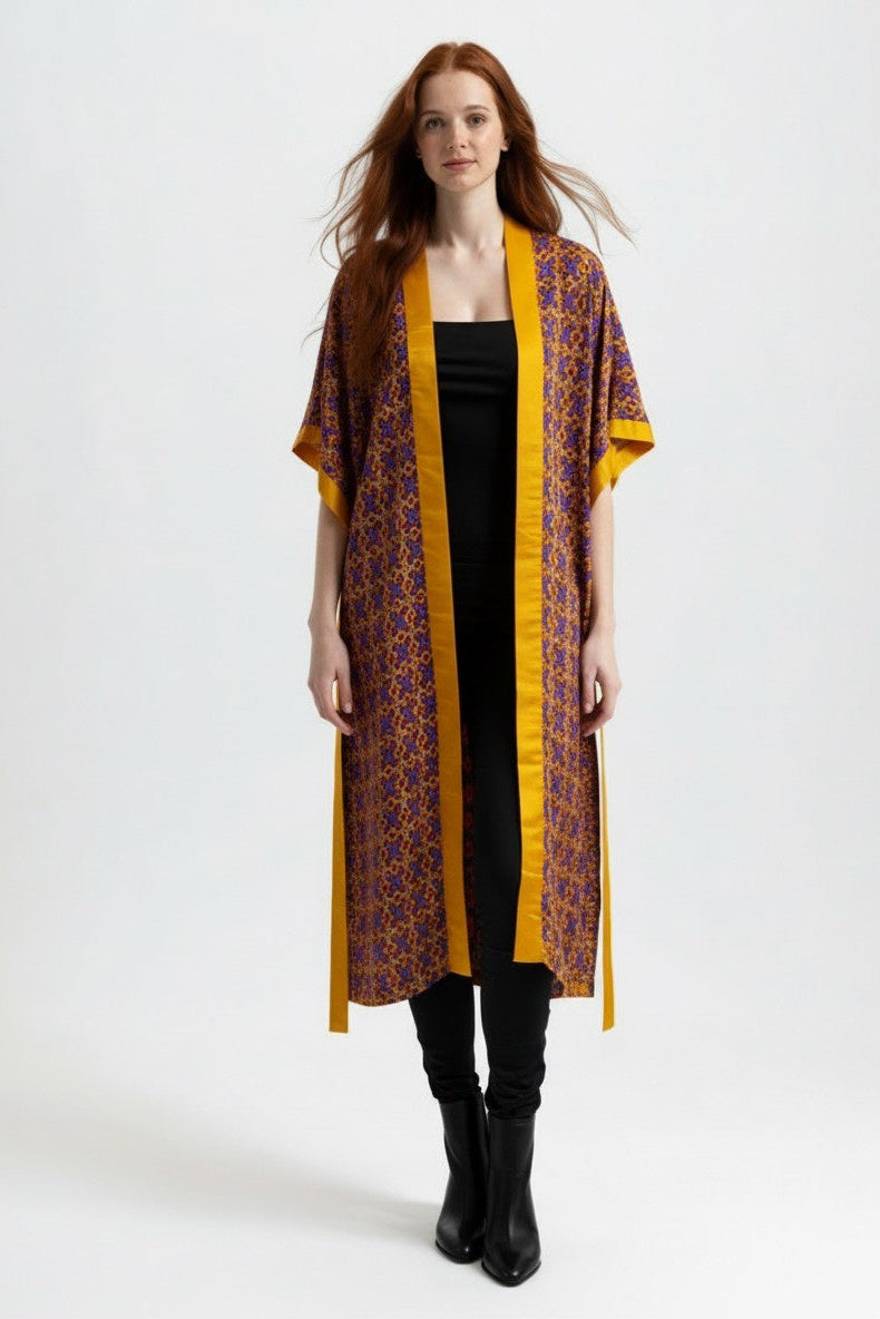 Golden Mirage mid Kimono