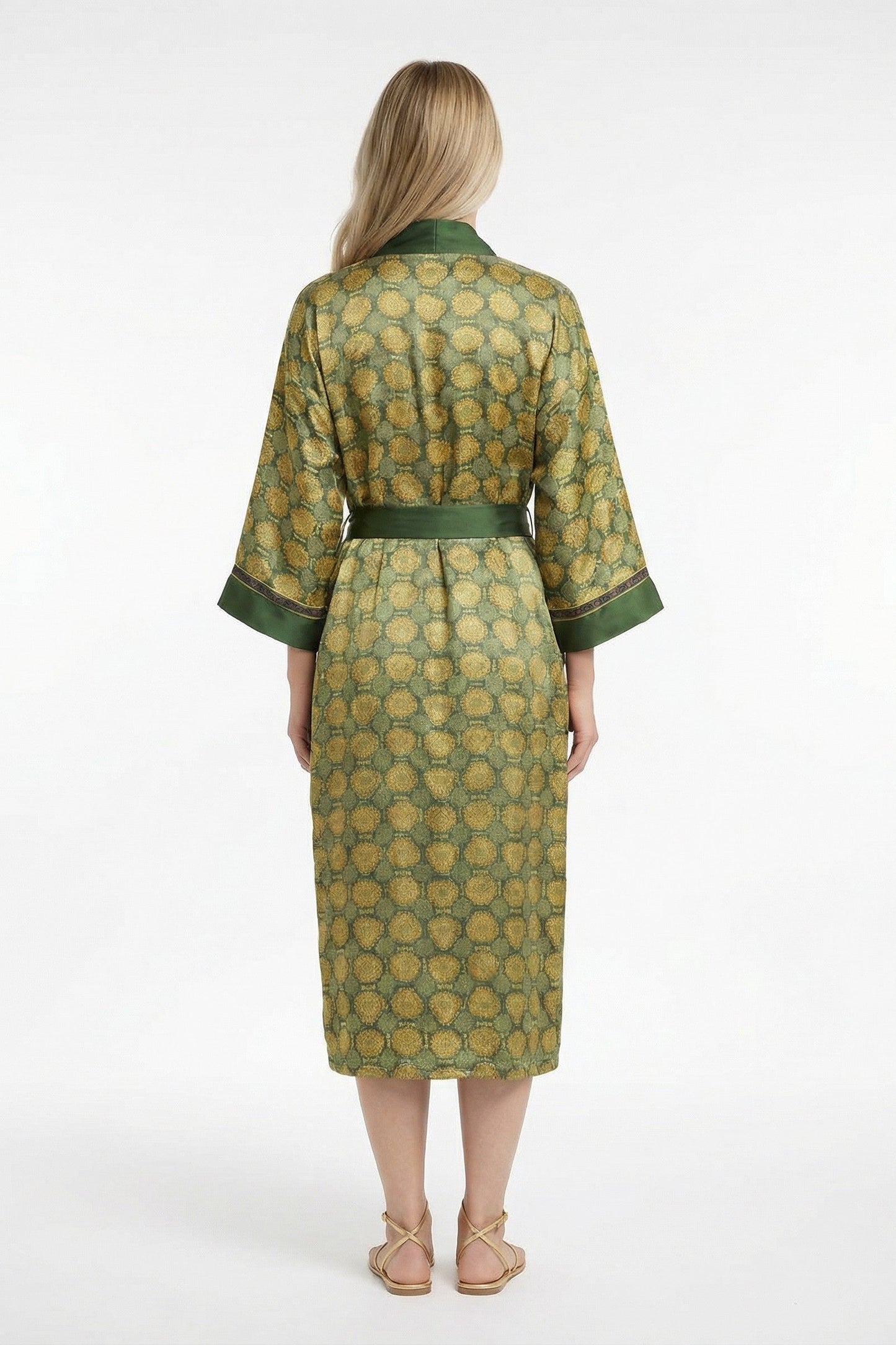 Golden Lotus Kimono