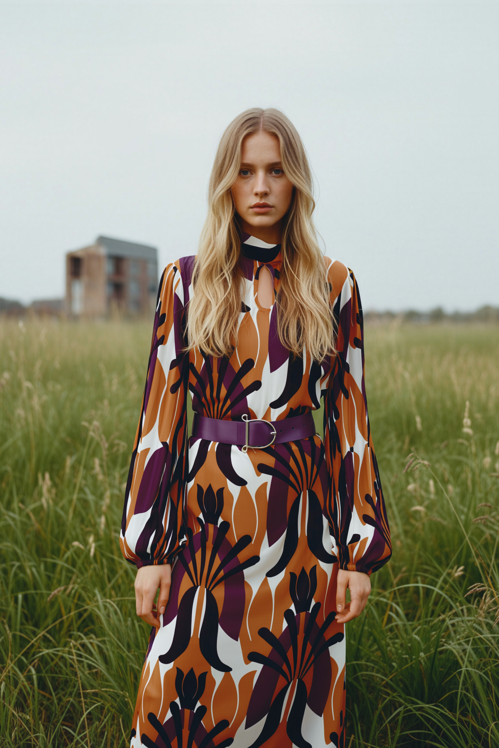 Nocturnal Palms Dress