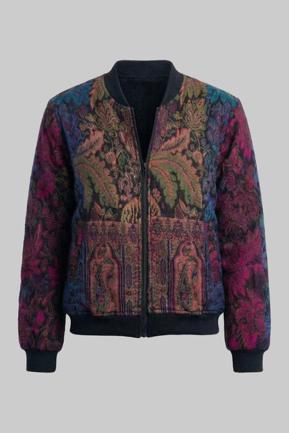 Indra Bomber Jacket Fuchsia