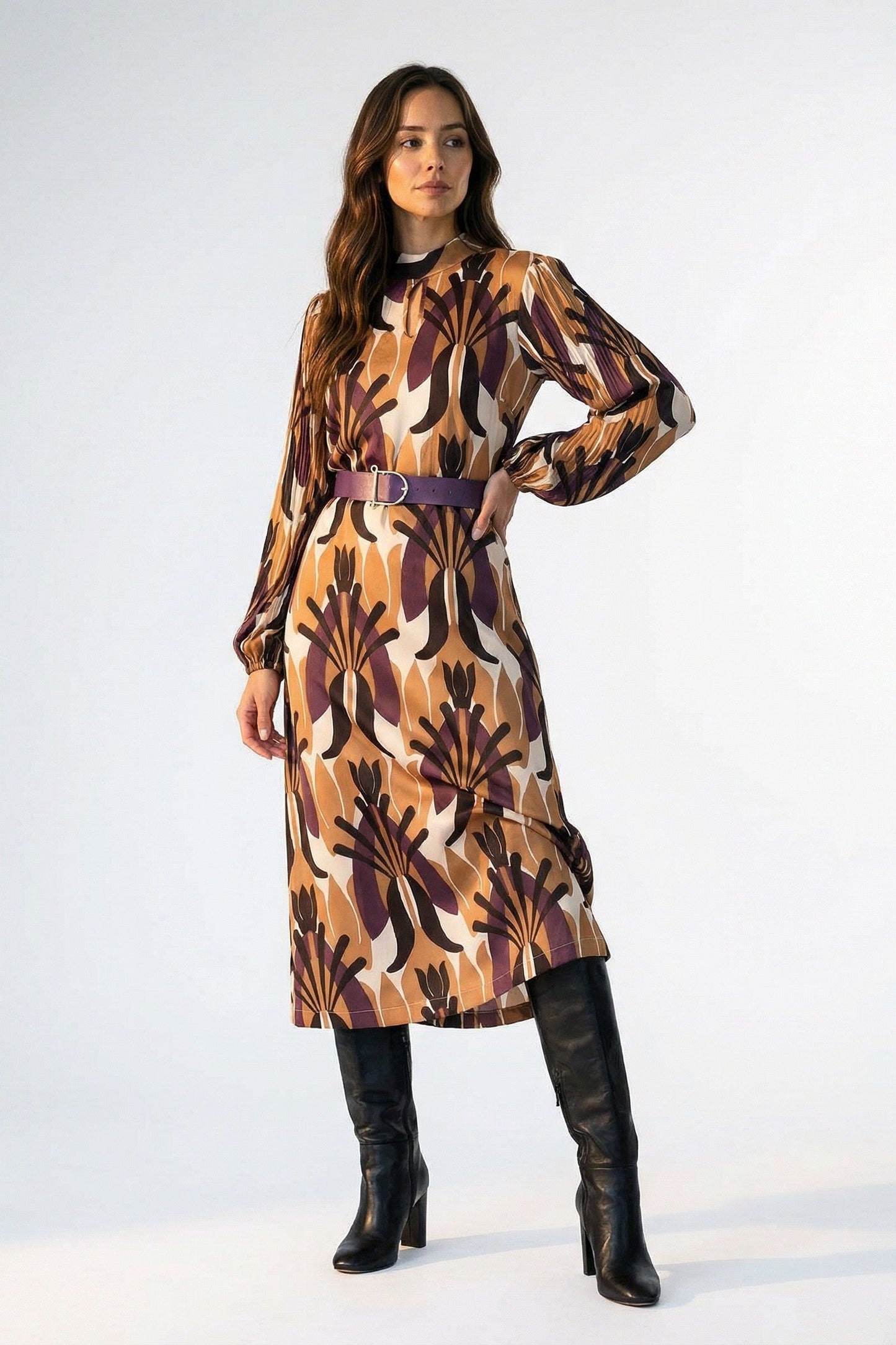 Nocturnal Palms Dress