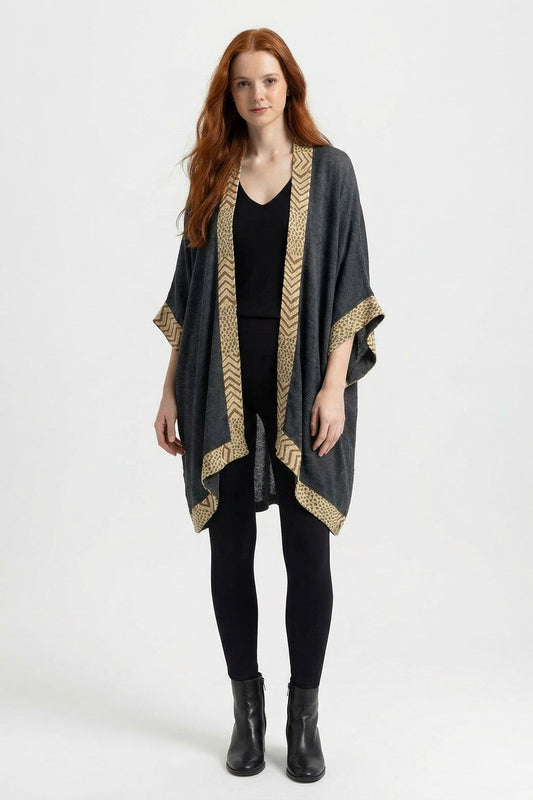 Ethereal Block Kimono