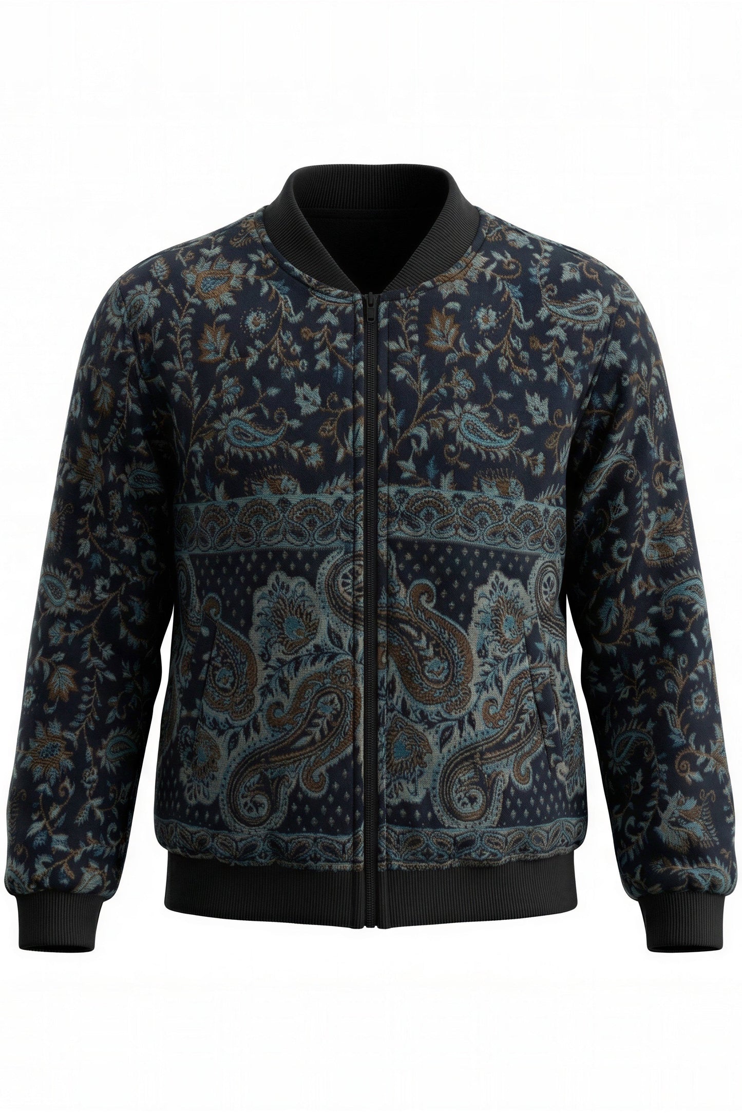 Black Kamal Bomber Jacket