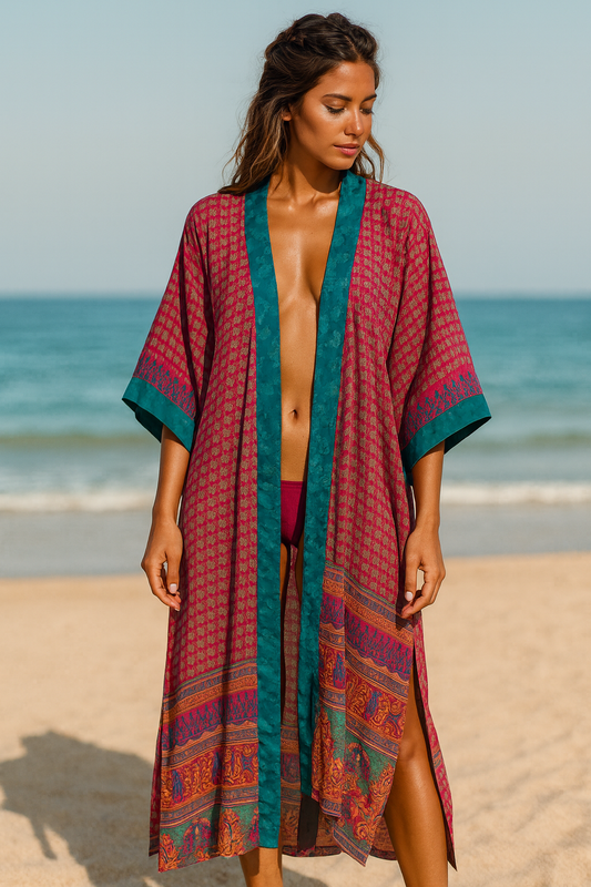 Jaipur Sunset Kimono