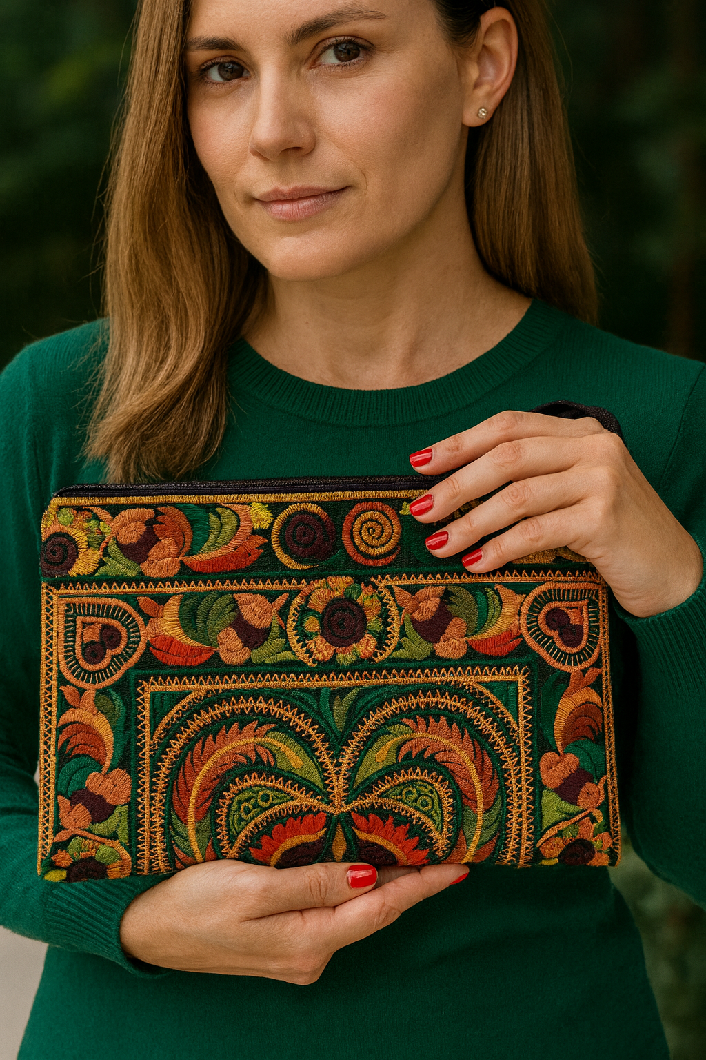 Thai Blossom Clutch