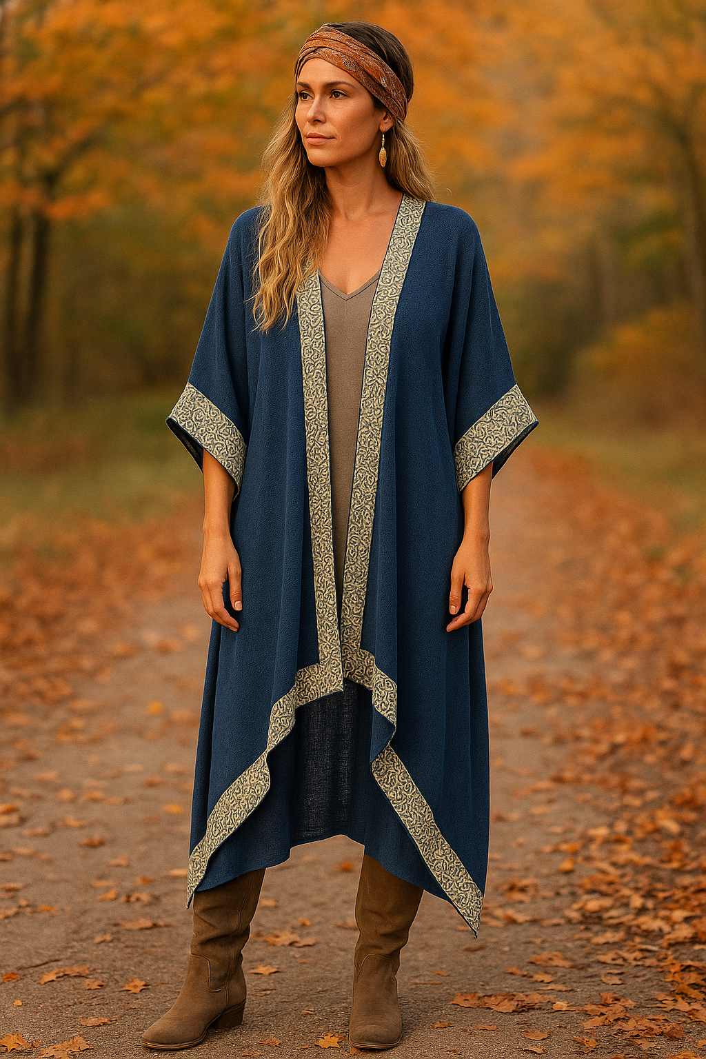 Ethereal Block Kimono
