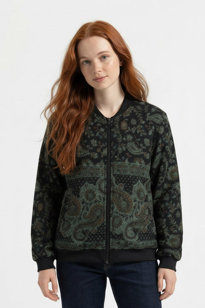 Black Kamal Bomber Jacket