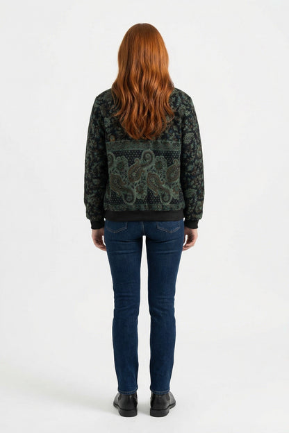 Black Kamal Bomber Jacket