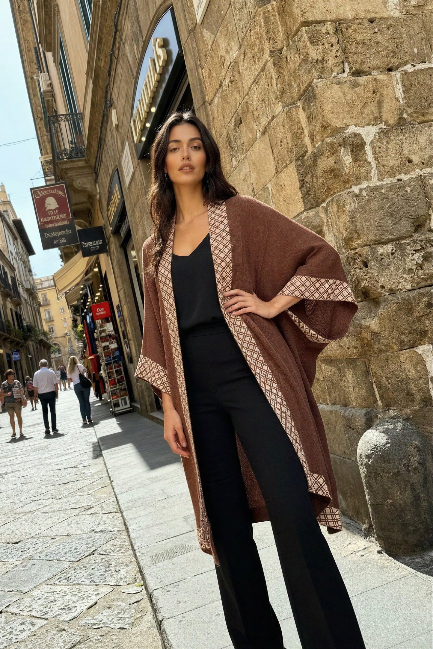 Ethereal Block Kimono