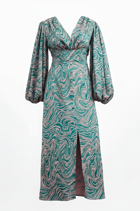 Ghost Mannequin - Vestido Marble Print