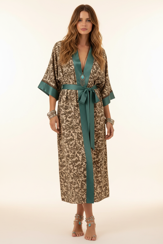 Sakura Kimono - Front view with model