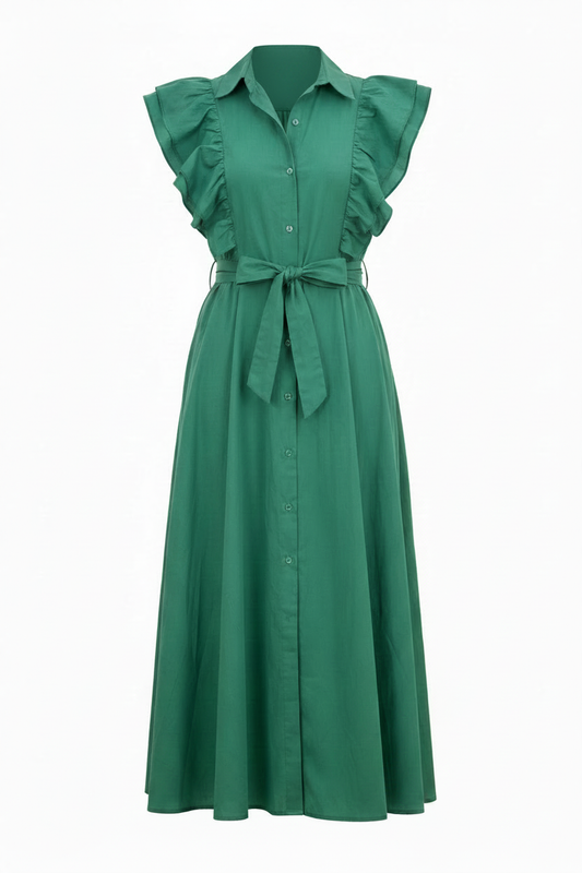 Frida Dress ghost mannequin sin etiqueta
