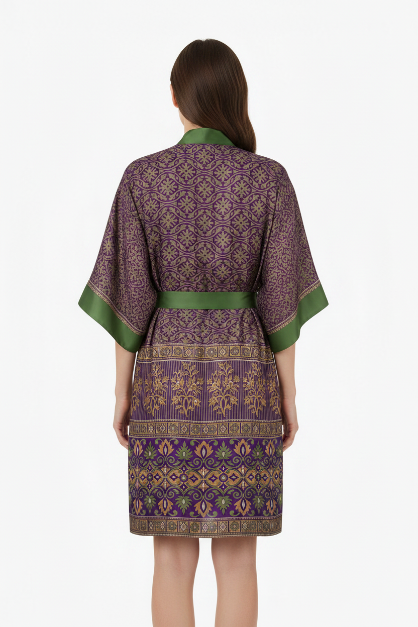 Malabar Midi Kimono – Back View New