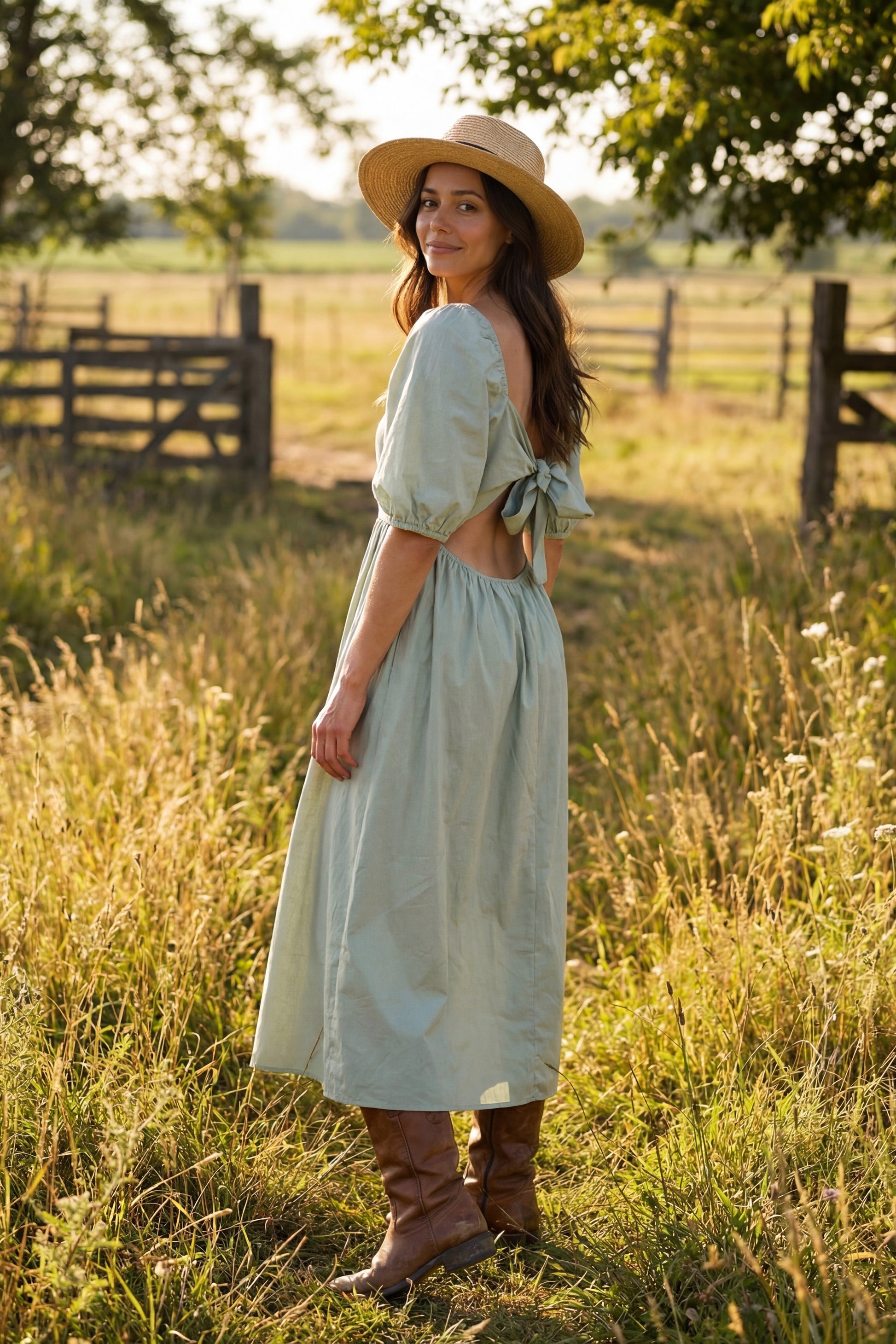 backless cotton dress Raya Cotton Backless Maxi Dress - Organic Openback maxi Dress
