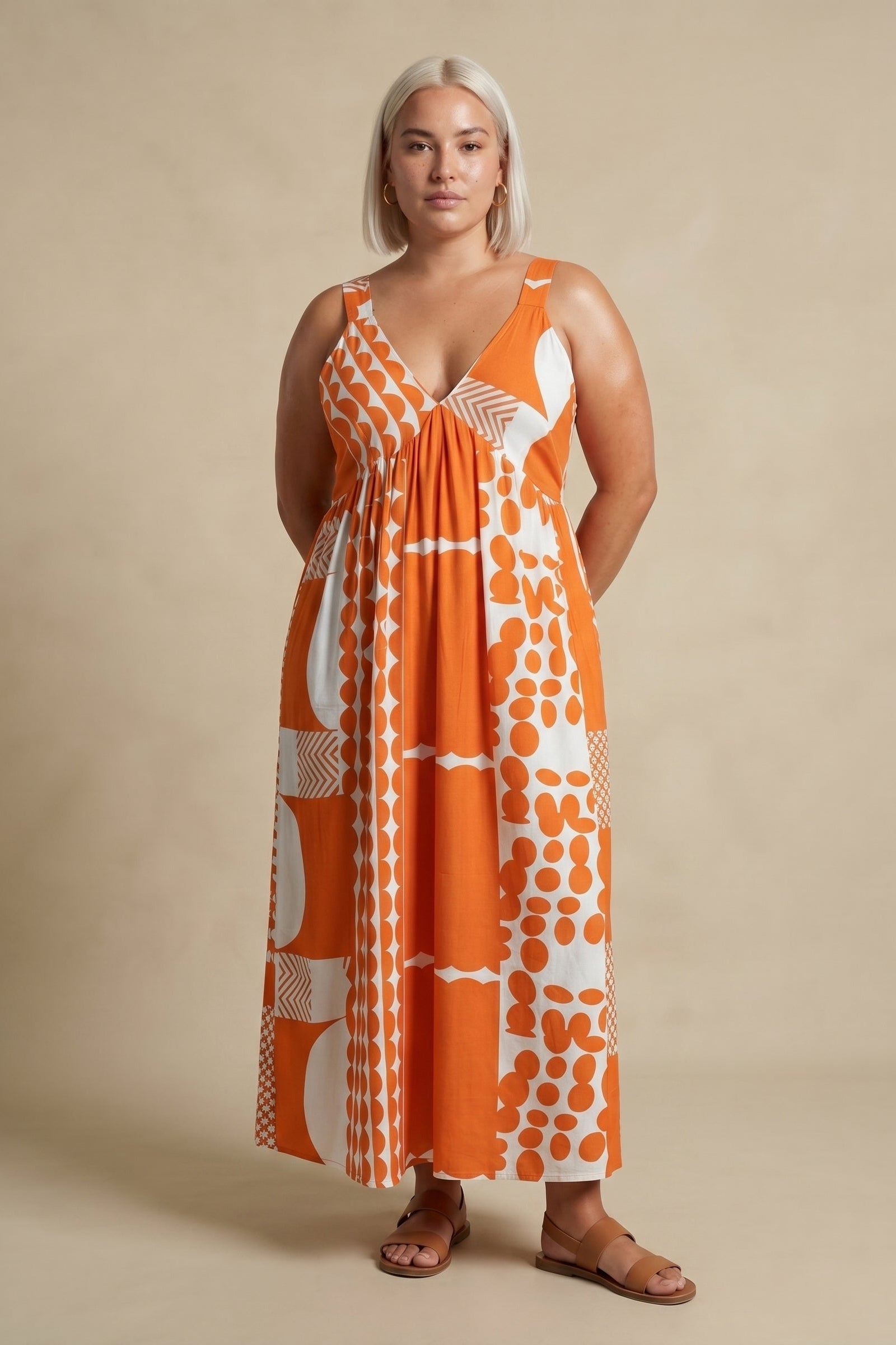 Sunny Bow Dress – Organic Cotton Summer Dress with Back Bow